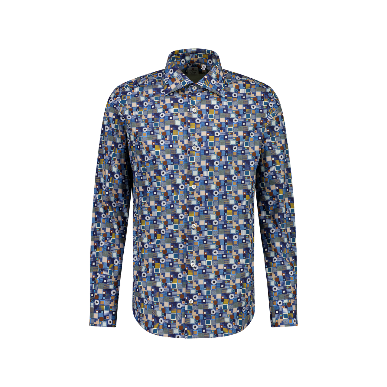 Cordone Flowerwear Style Shirt in BLUE PRINT
