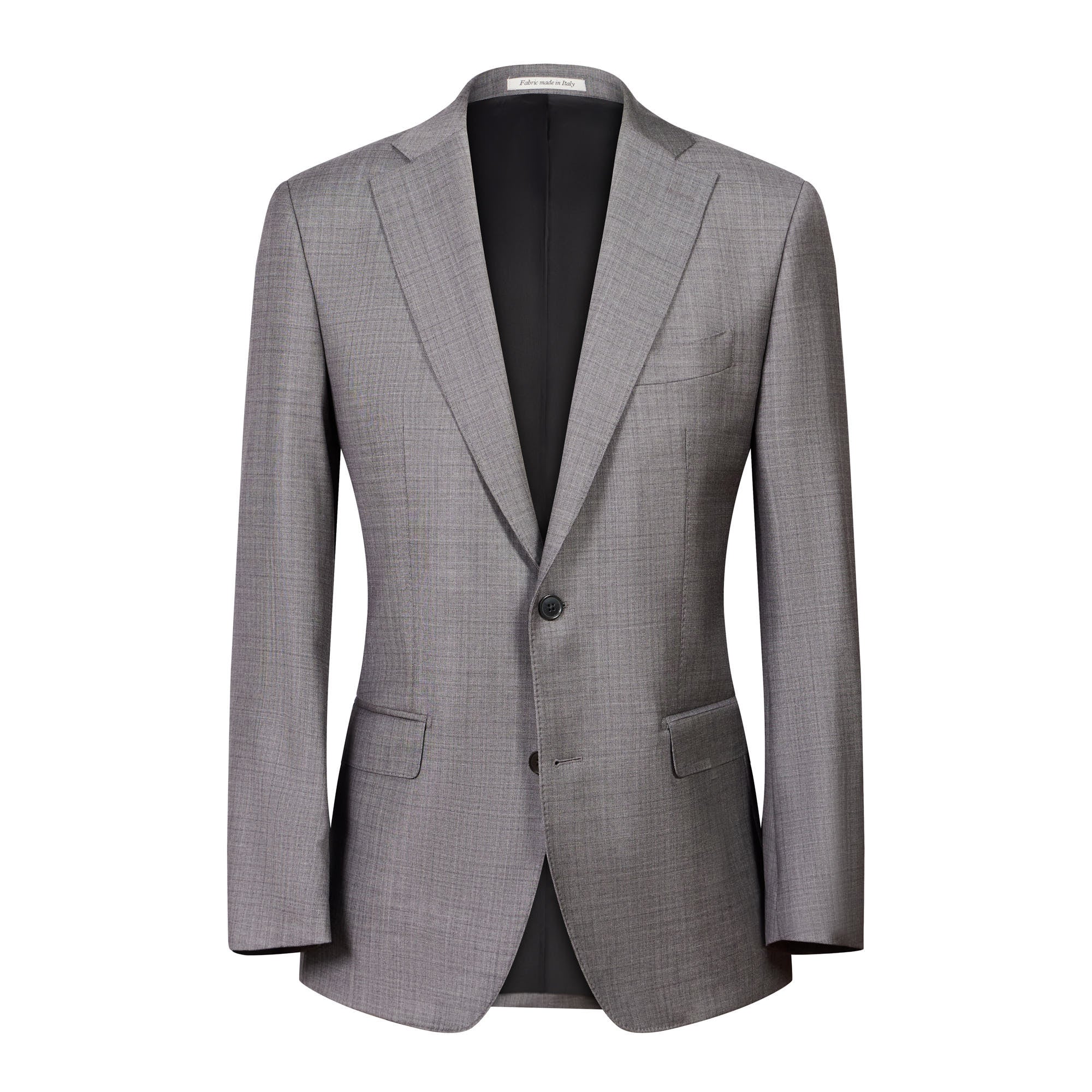 HENRY SARTORIAL Loro Piana 1/2 Canvas Wool Suit GREY BLUE