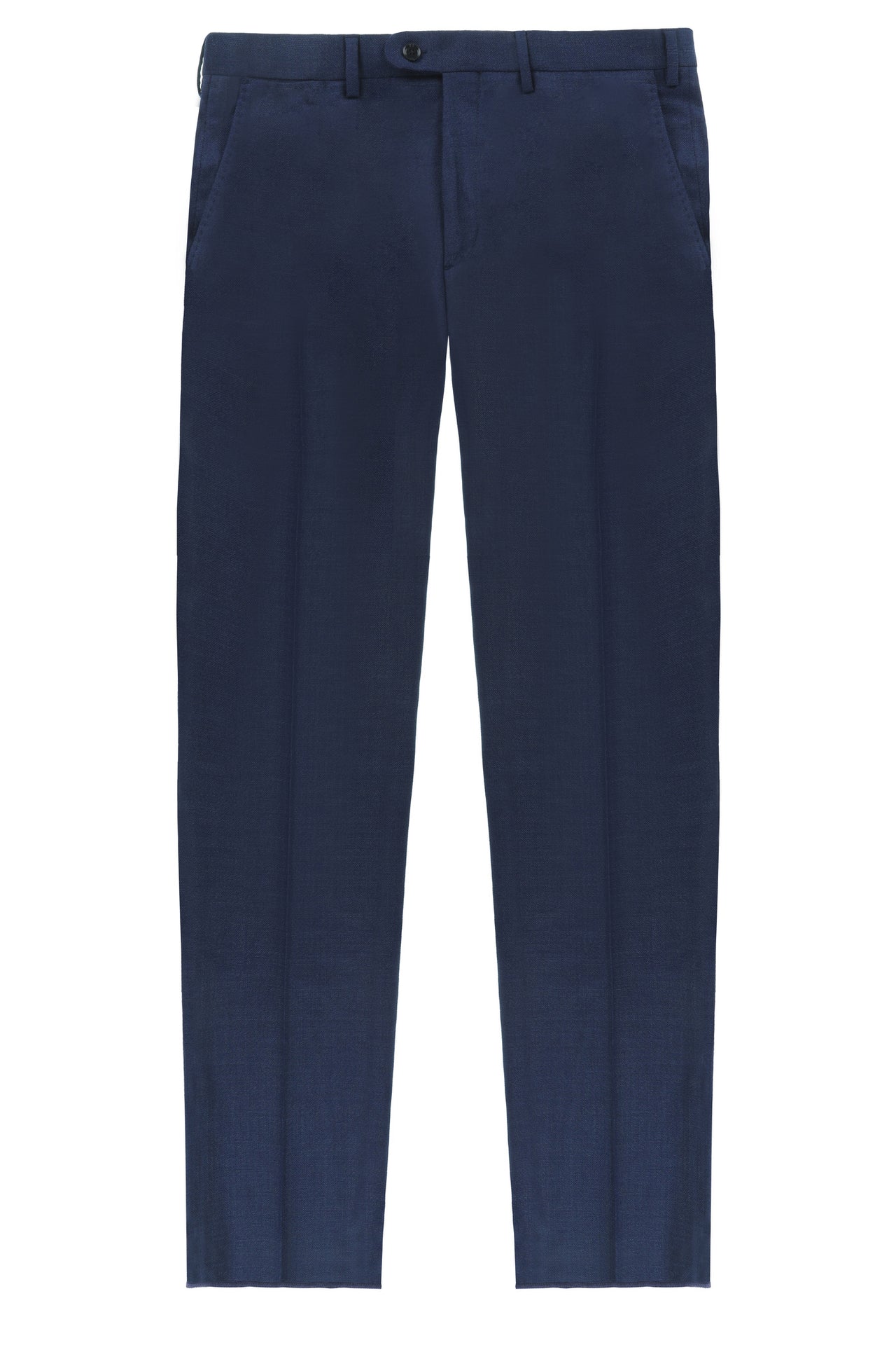 HENRY SARTORIAL Plain Trouser BLUE MELANGE REG