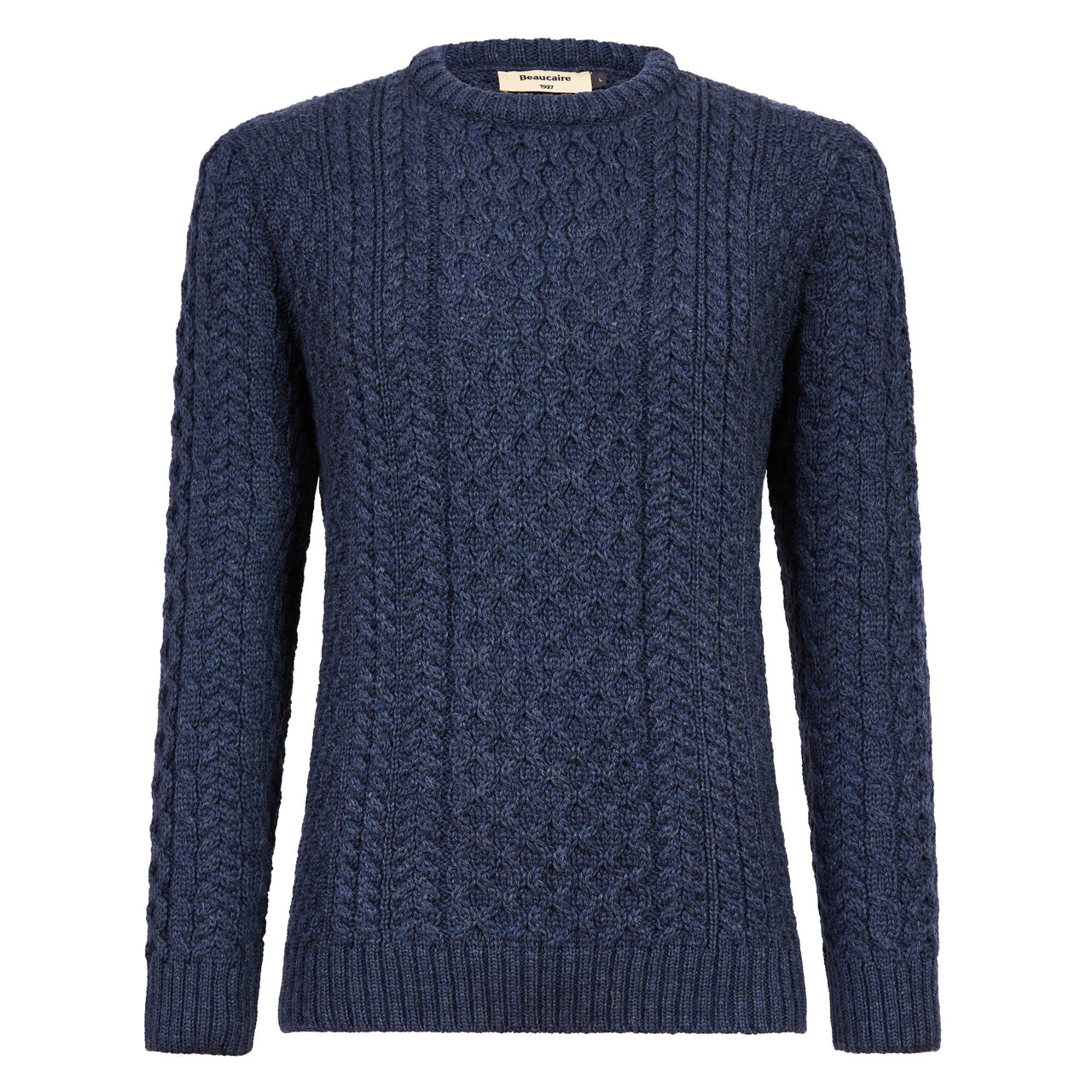BEAUCAIRE Cable Sweater DENIM