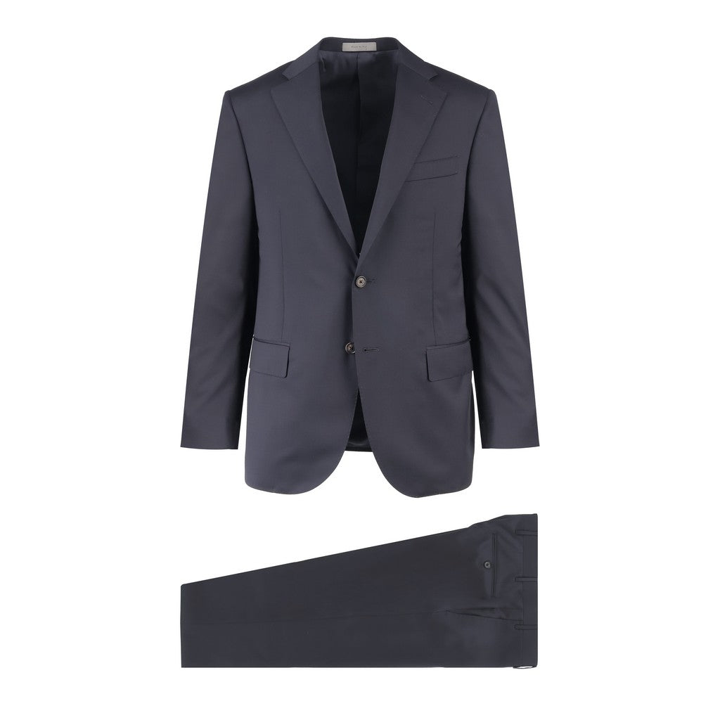 CORNELIANI Twill Leader Suit NAVY REG