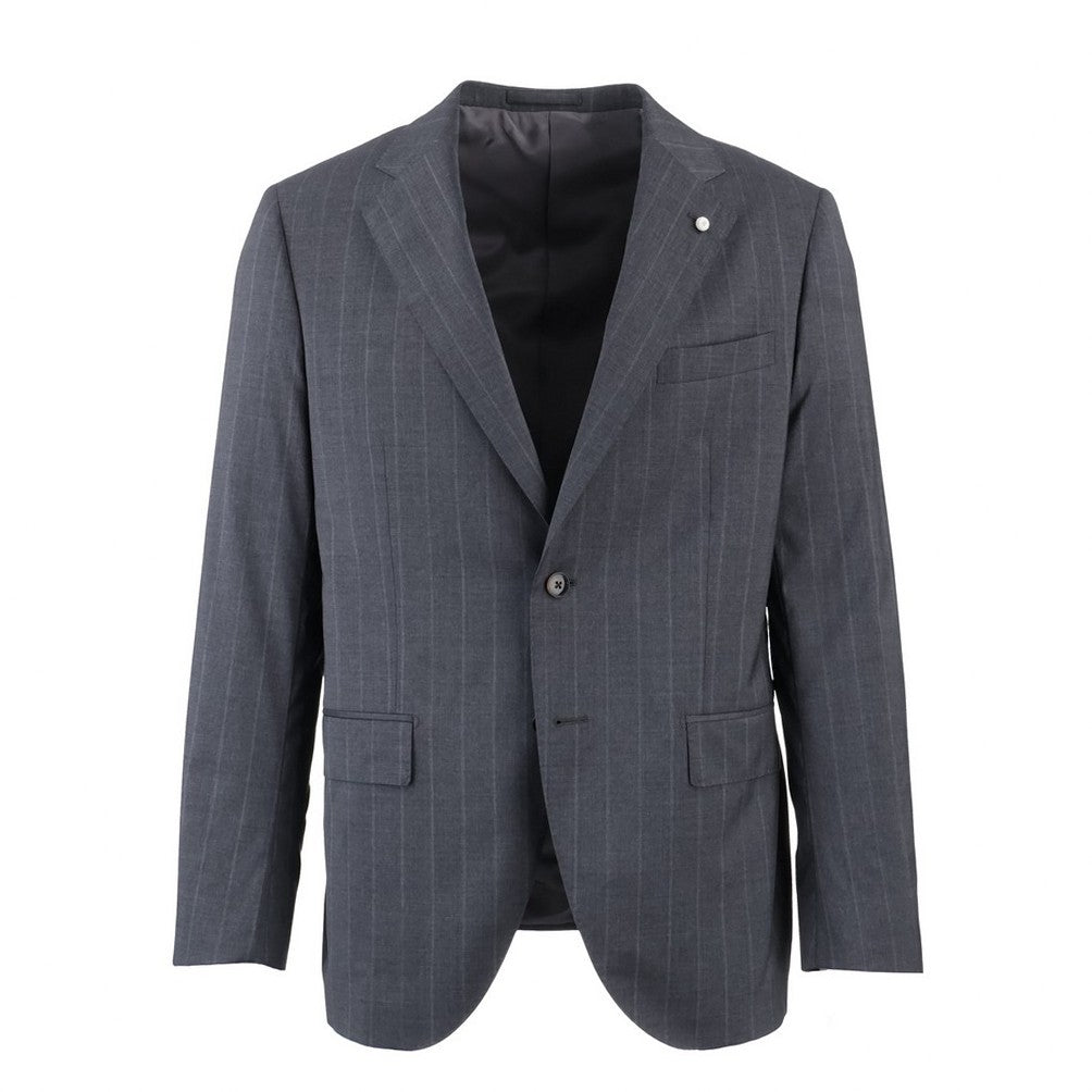 LUBIAM 1911 Wool Cashmere Suit CHARCOAL REG