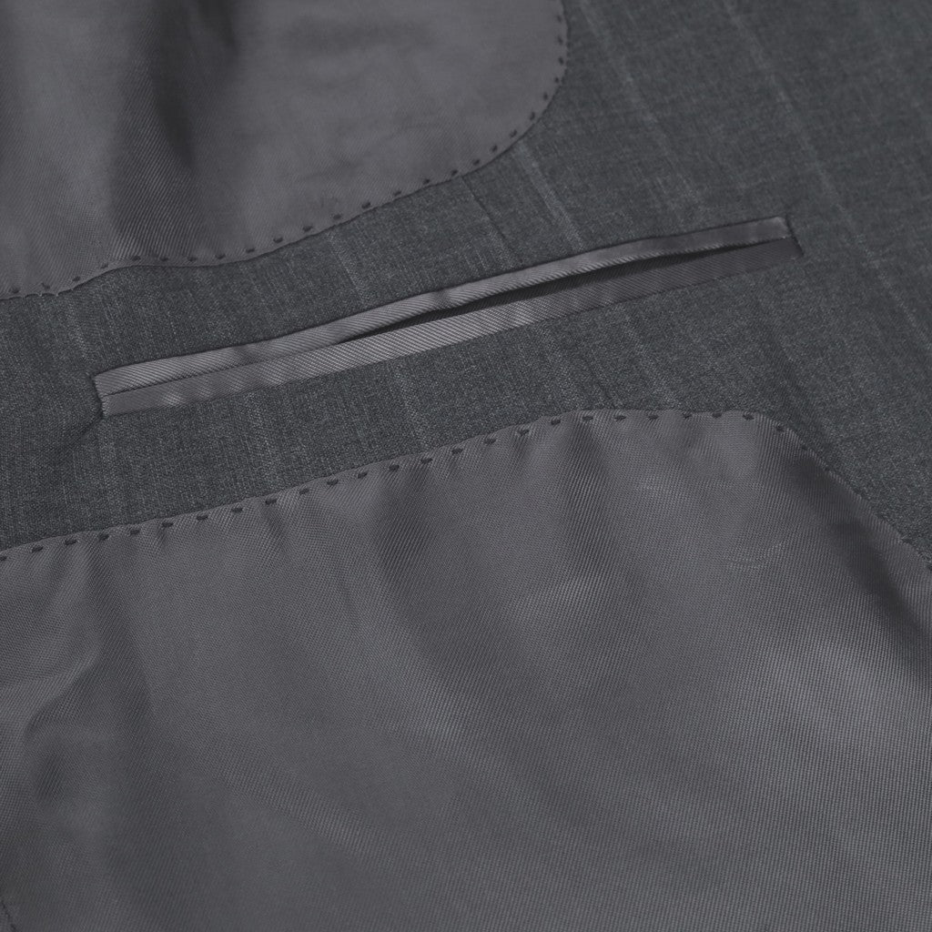 LUBIAM 1911 Wool Cashmere Suit CHARCOAL REG