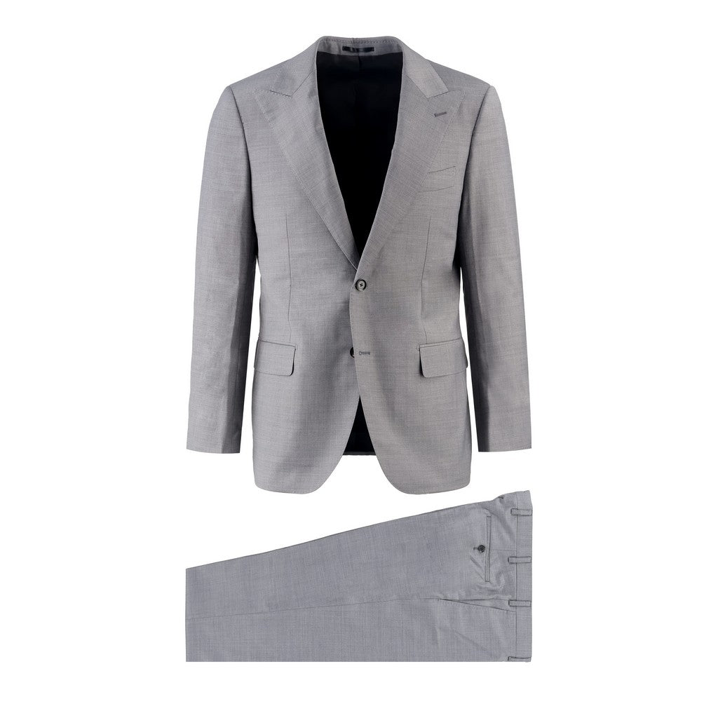 SARTORIAL EDGE Extrafine Merino Wool Suit GREY