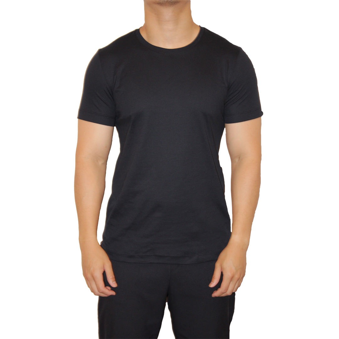 MCKINNON & CO Plain Jersey Short Sleeve T-Shirt NAVY
