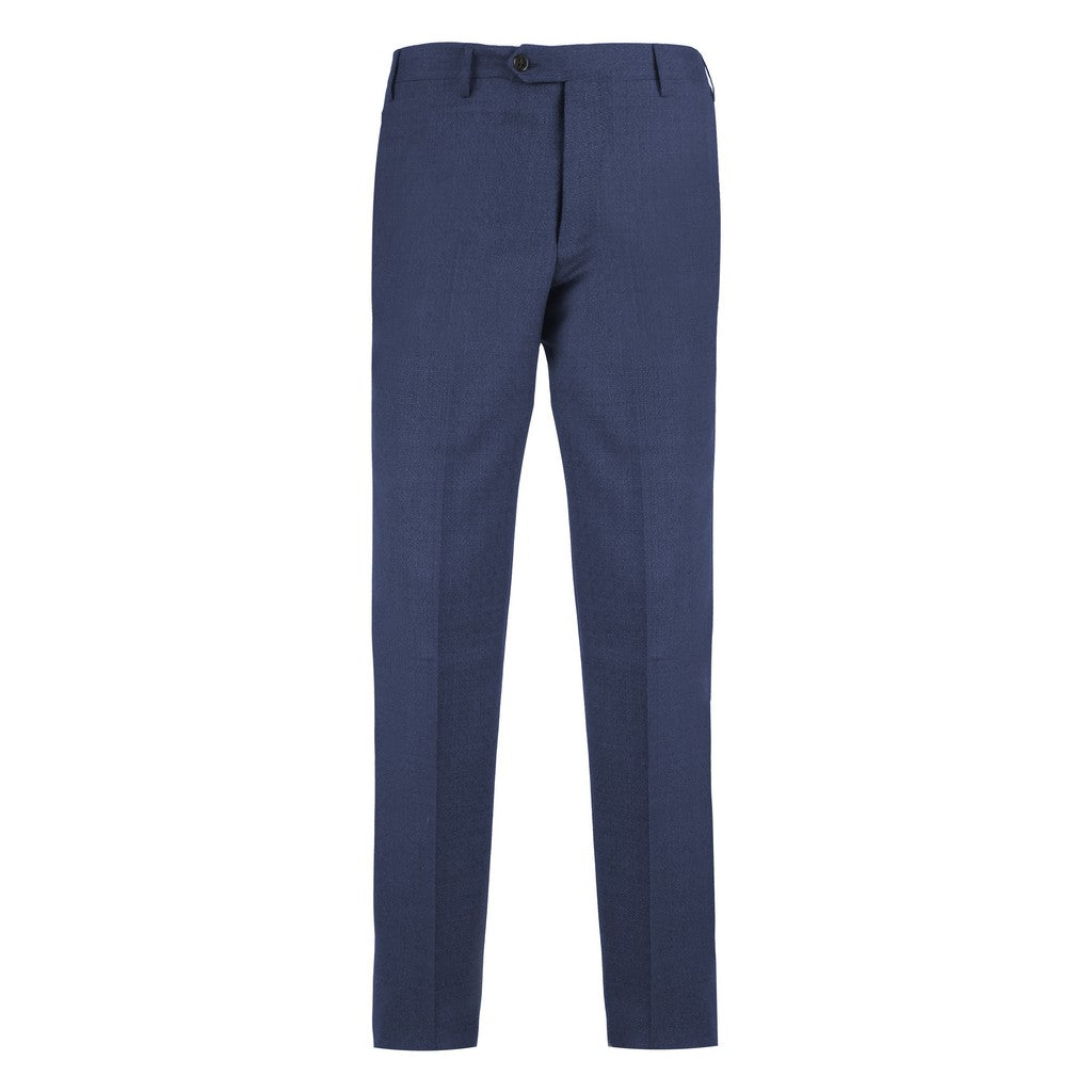 CORNELIANI Virgin Wool Trouser NAVY