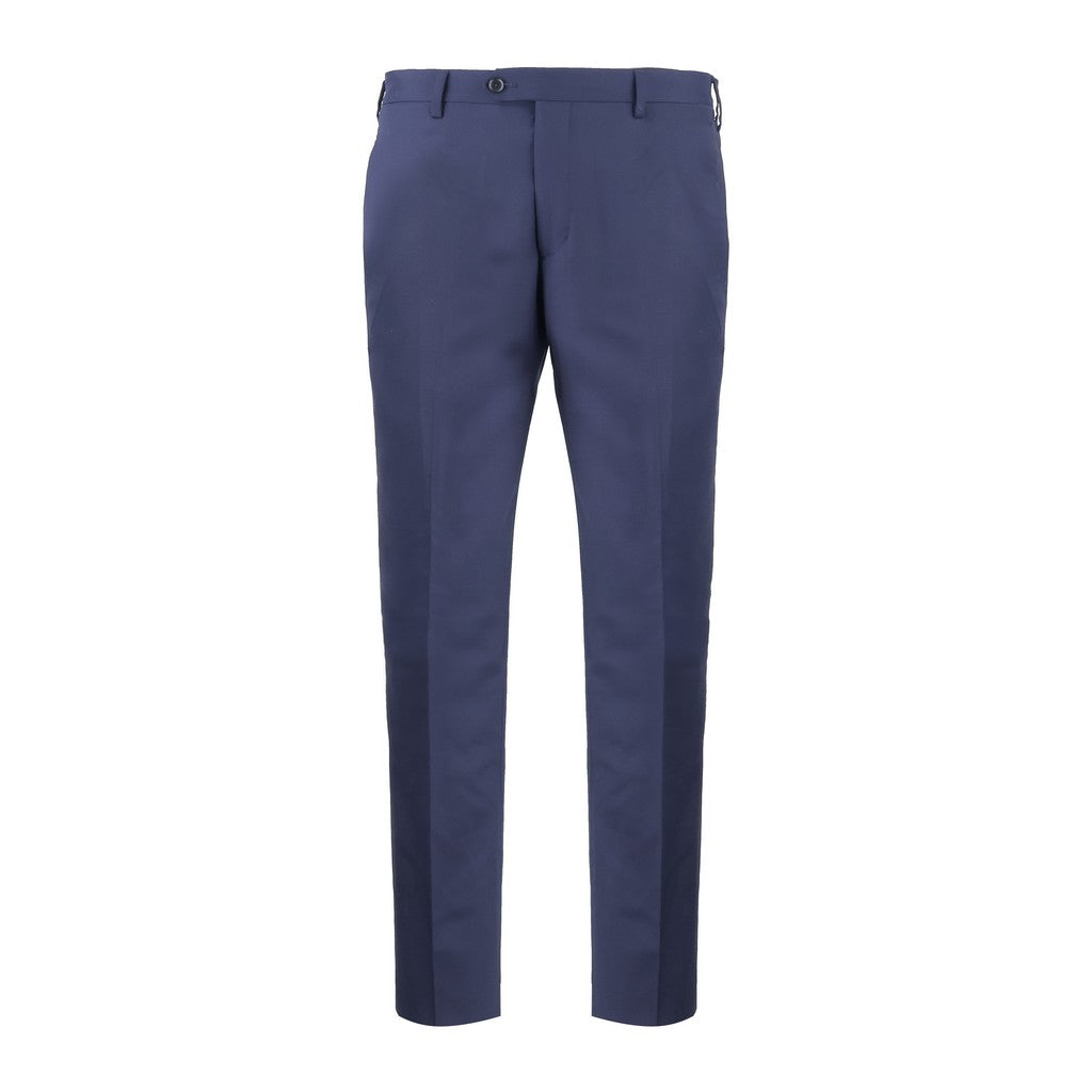 SARTORIAL EDGE Extrafine Merino Wool Trouser NAVY