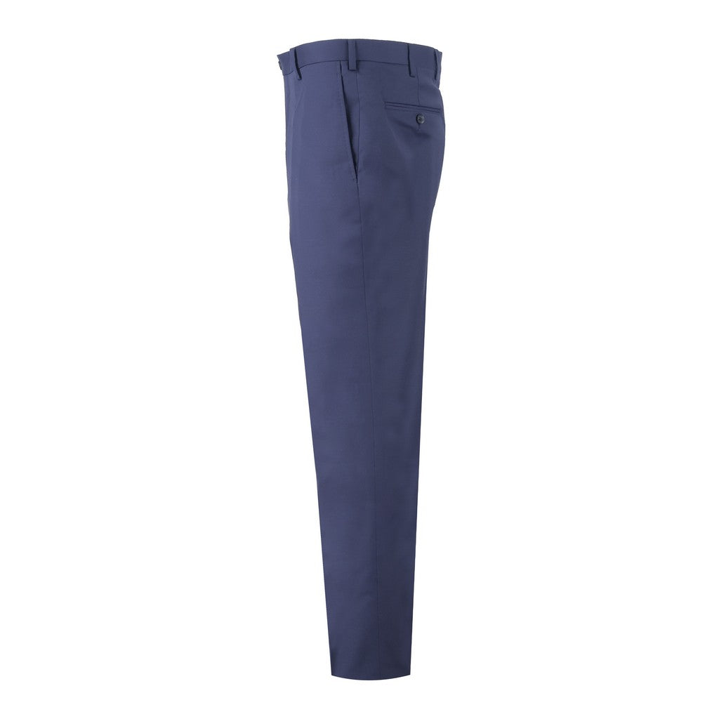 SARTORIAL EDGE Extrafine Merino Wool Trouser NAVY