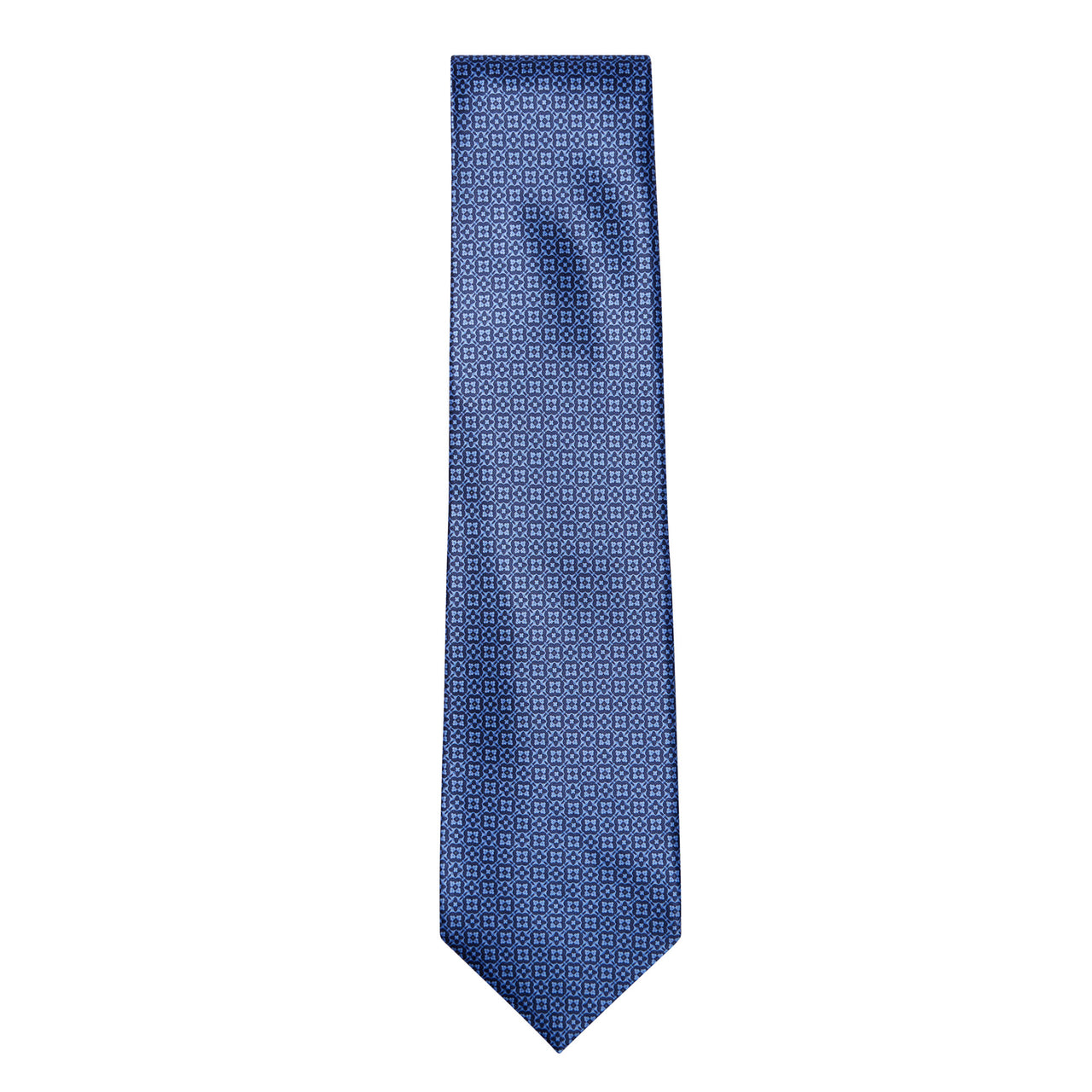 STEFANO RICCI 100% Silk Tie BLUE/NAVY