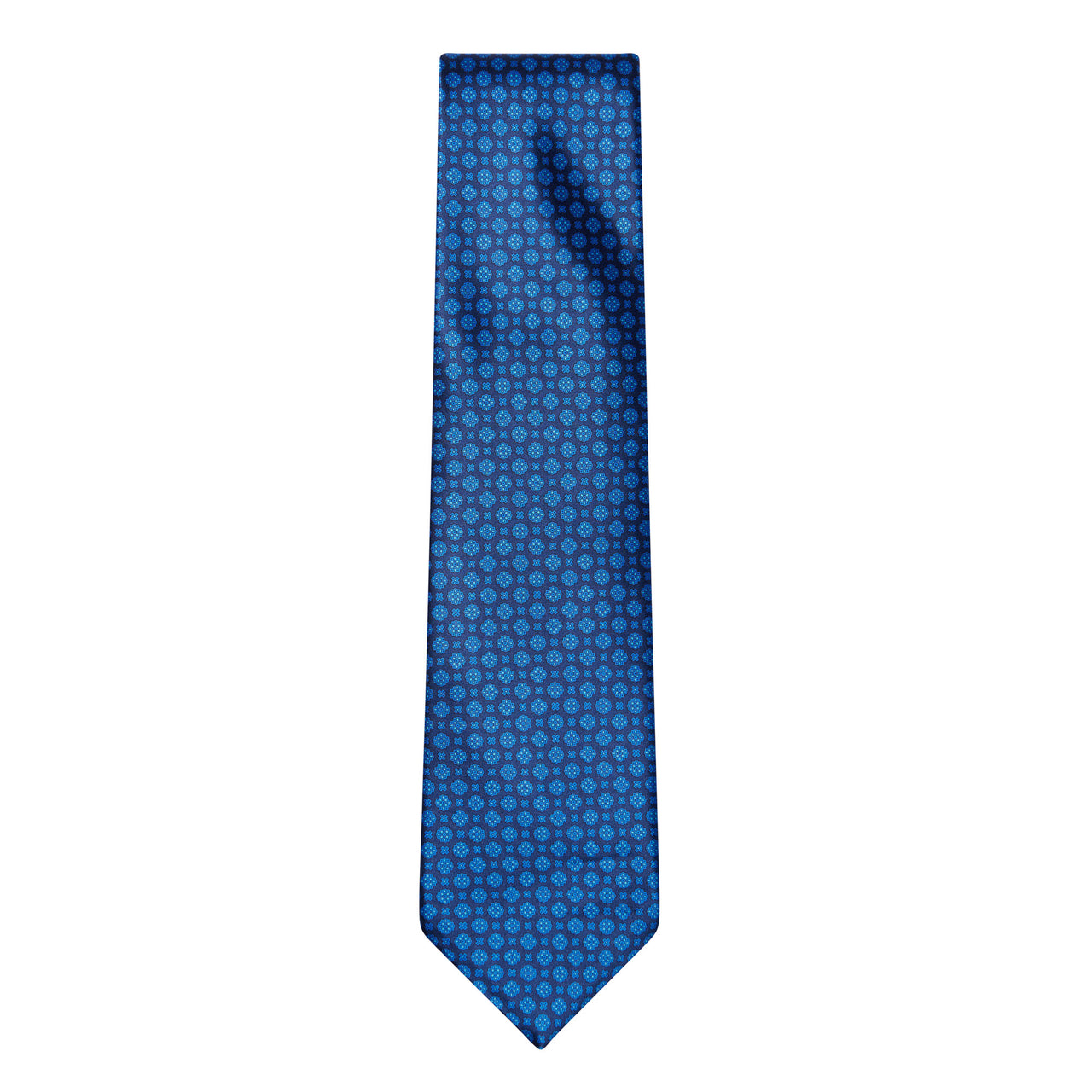 STEFANO RICCI Silk Tie NAVY/BLUE