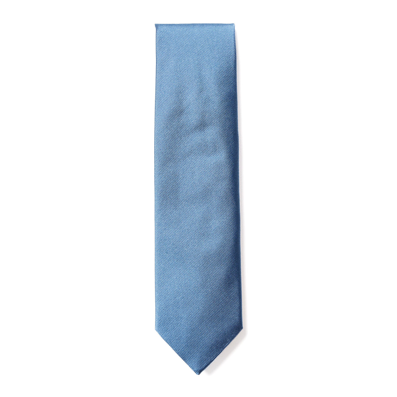 HENRY SARTORIAL X CANTINI Plain Woven Tie SKY BLUE