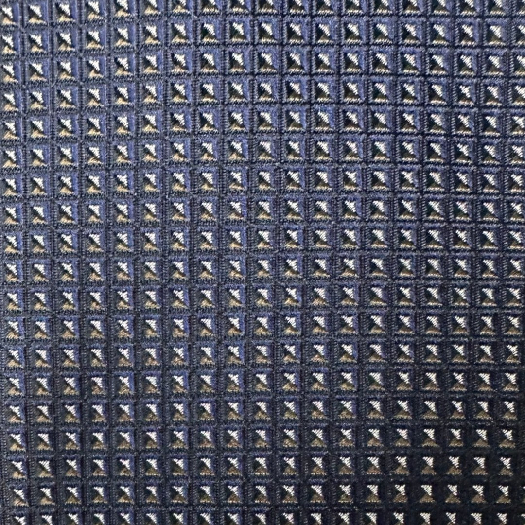 HENRY SARTORIAL X CANTINI Silk Woven Tie BLACK