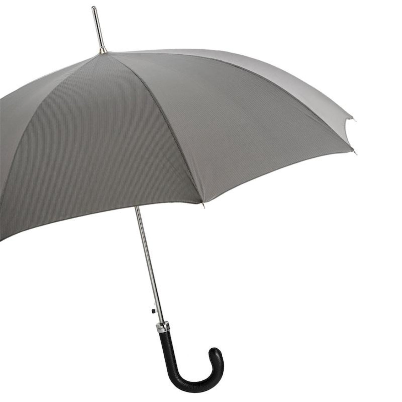 PASOTTI Umbrella With Leather GREY
