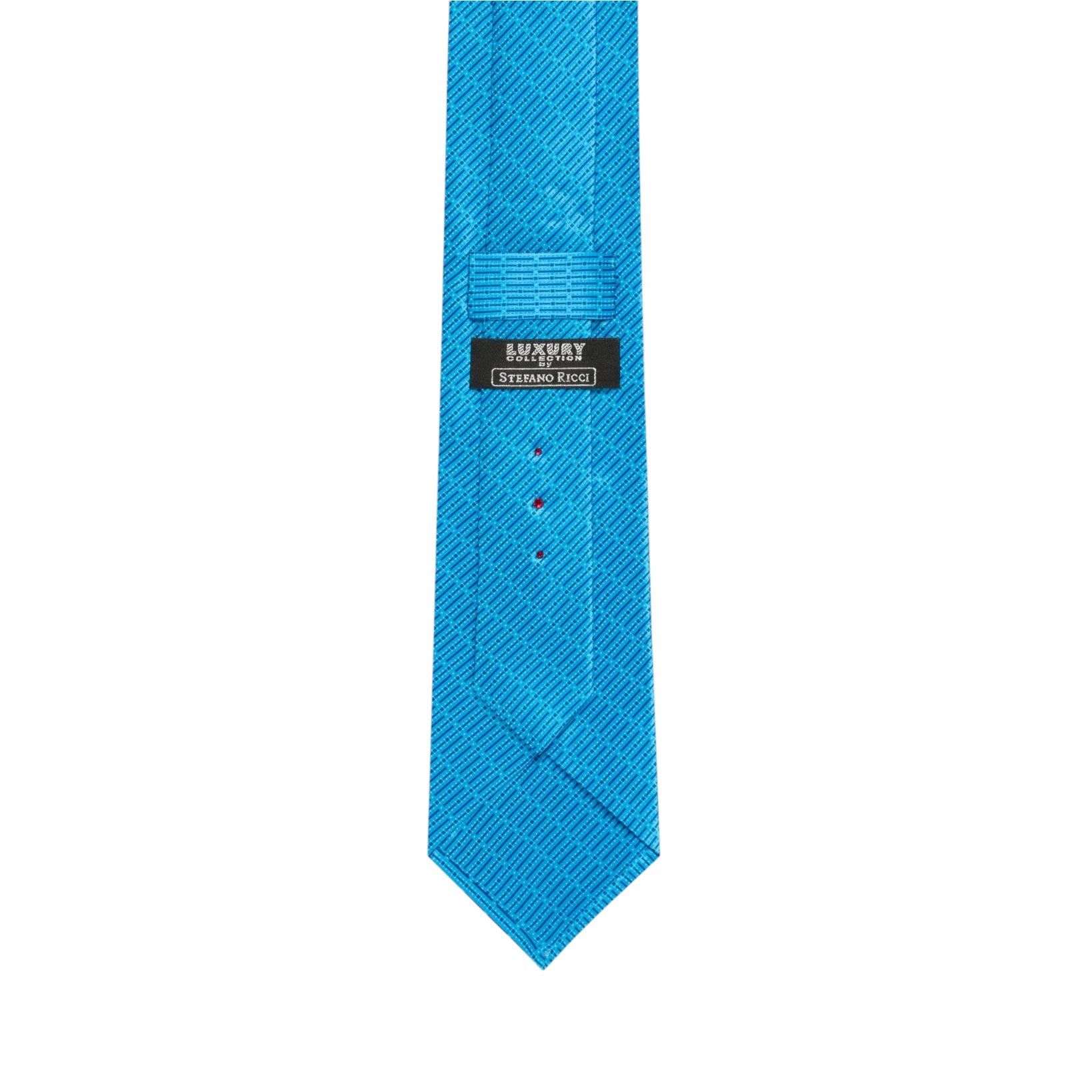 STEFANO RICCI Silk Luxury Tie BLUE/TURQUISE