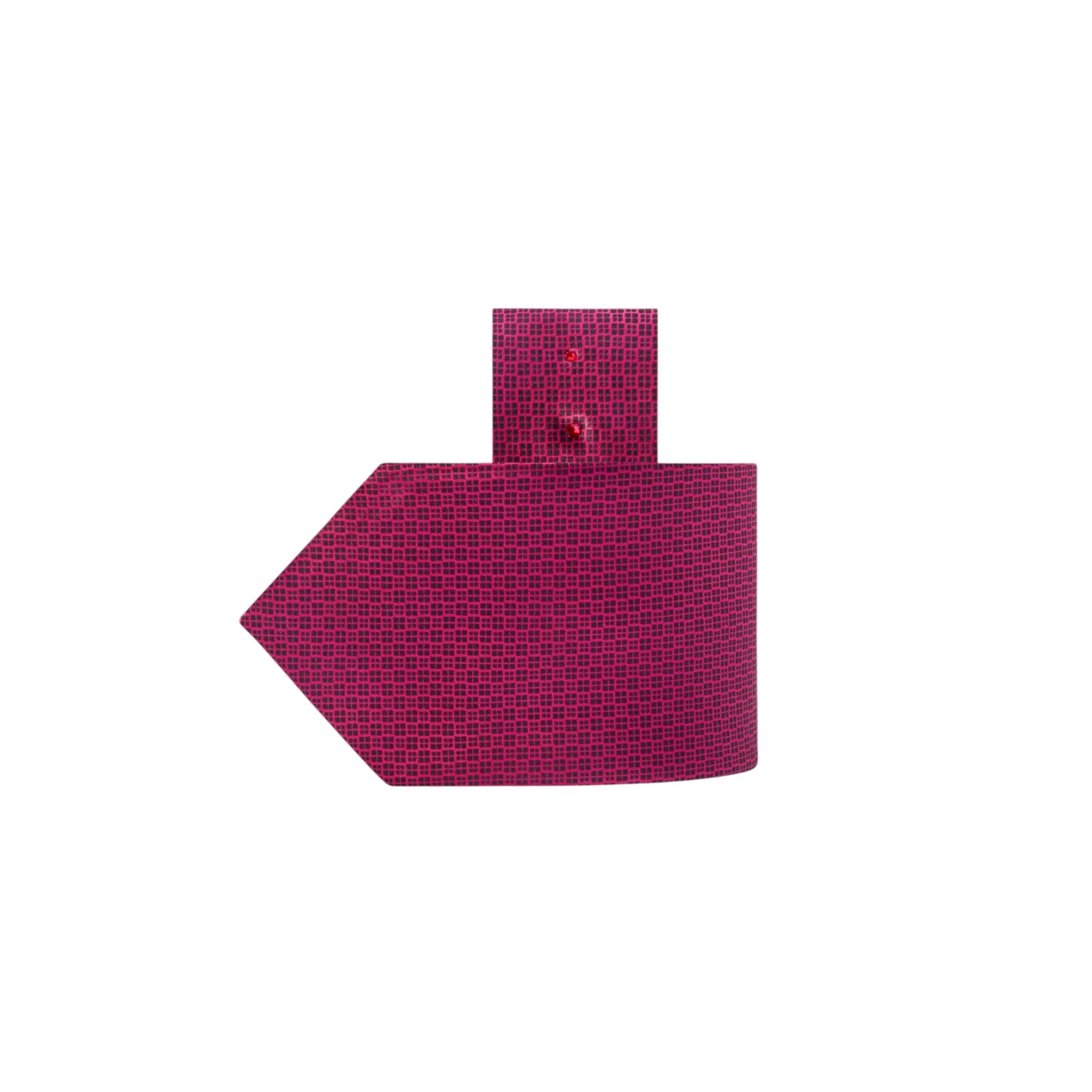 STEFANO RICCI Silk Luxury Tie BLACK/RED