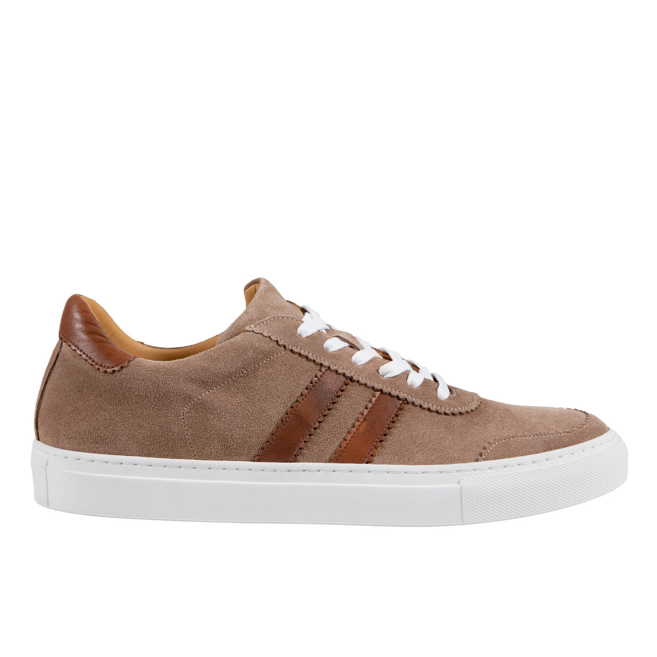 HENRY SARTORIAL Suede Leather Sneakers BROWN