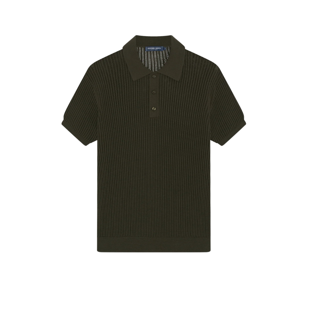 FRESCOBOL CARIOCA Vidal Cotton Button Shirt OLIVE