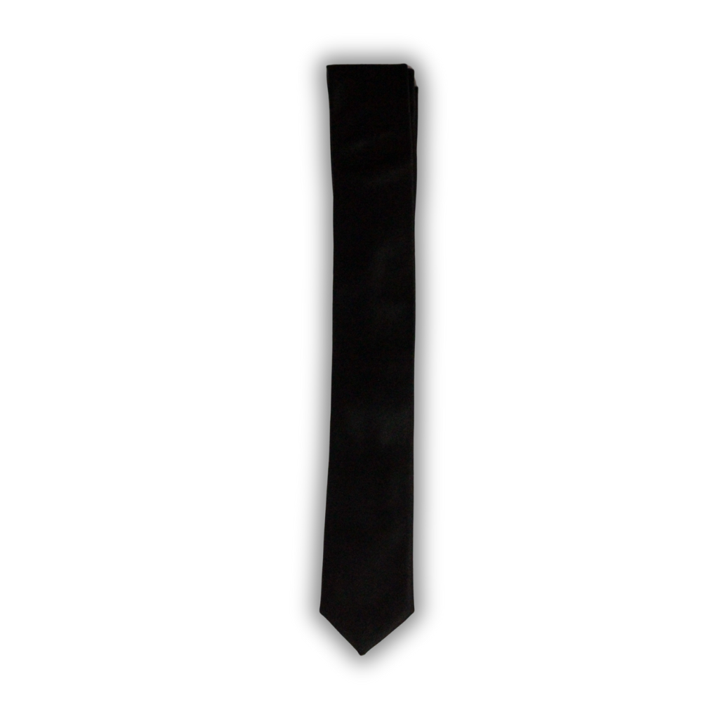 HENRY BUCKS ASCOT Silk Tie 6cm BLACK