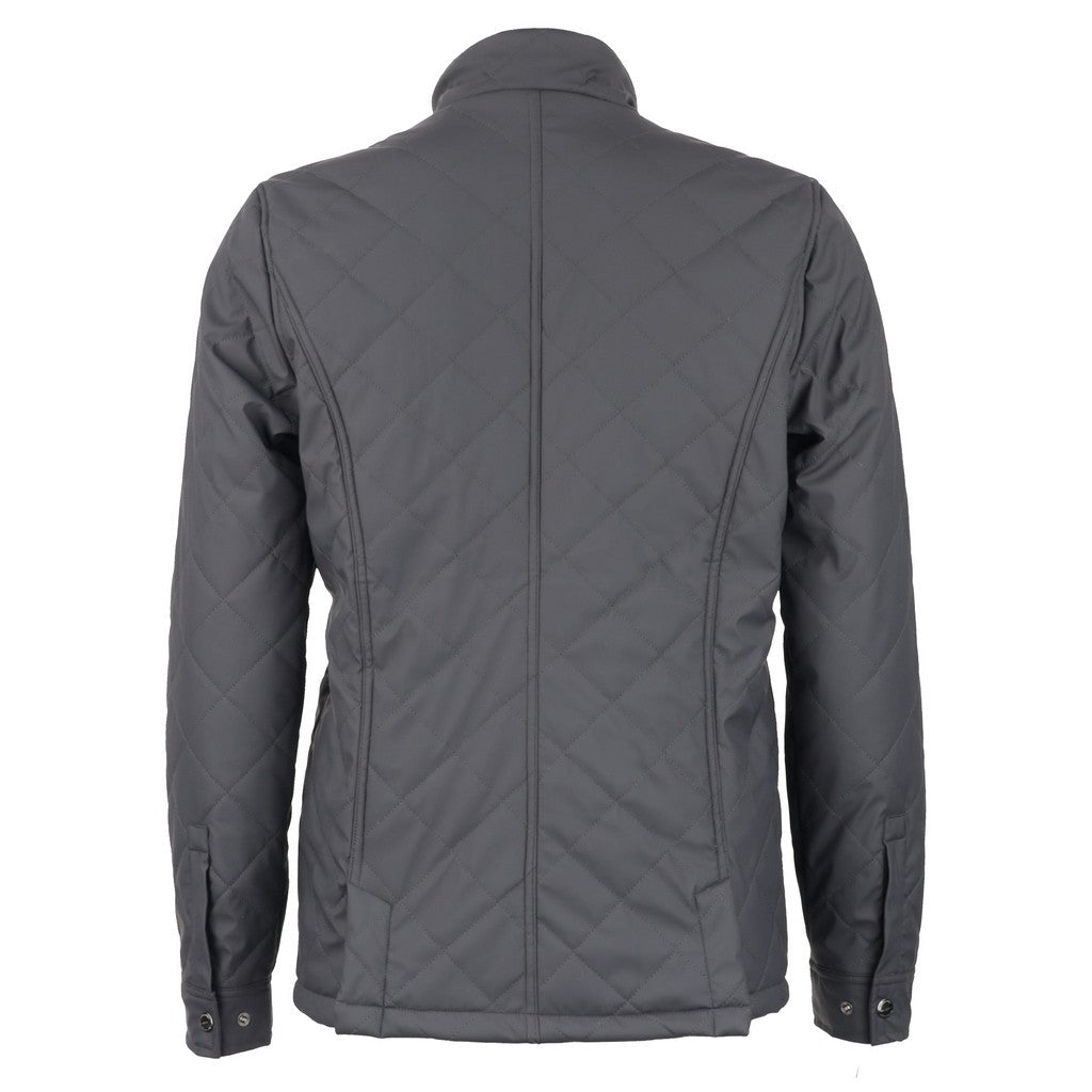 BEAUCAIRE Diamond Quilted Jacket NAVY WASH - Henry Bucks