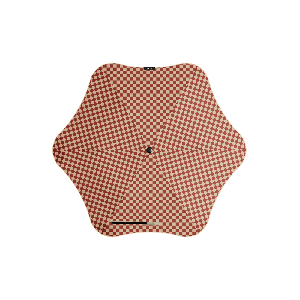 BLUNT Limited Edition Metro Umbrella CLAY CHECK - Henry Bucks