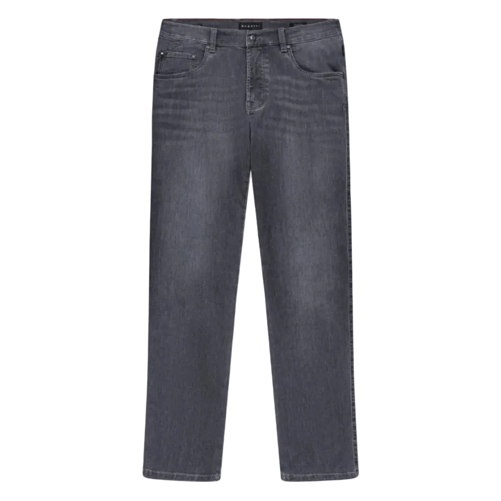 BUGATTI Cotton Denim Jeans DARK GREY - Henry Bucks