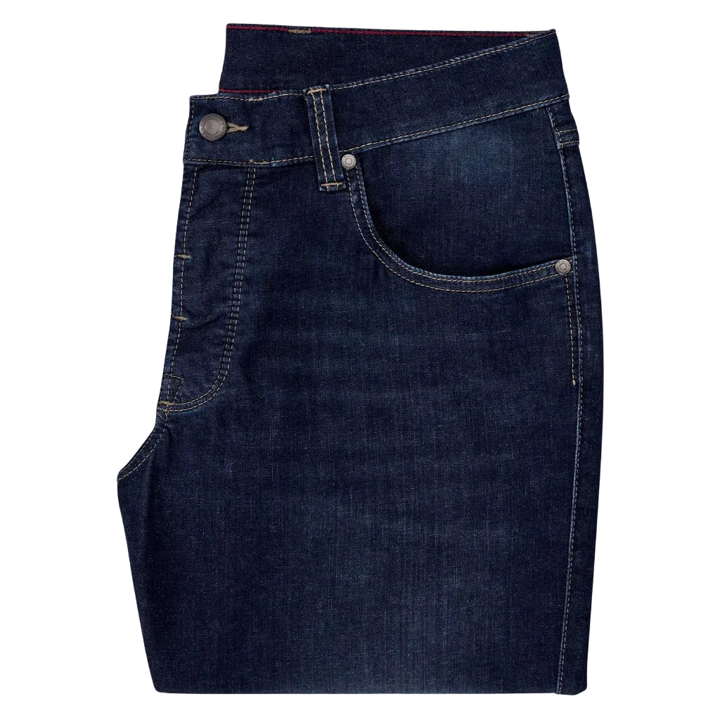 BUGATTI Cotton Denim Jeans NAVY - Henry Bucks