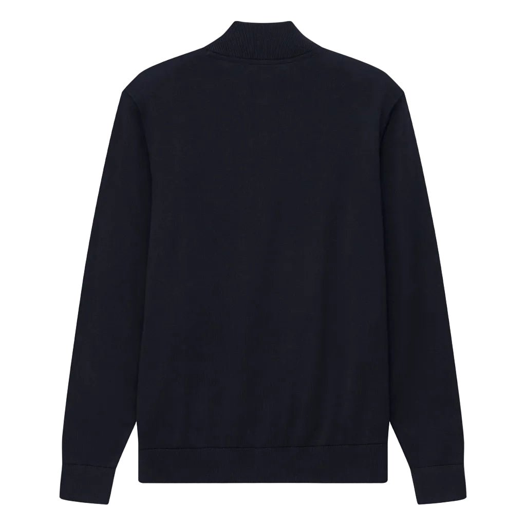 BUGATTI Cotton Knit Jacket NAVY - Henry Bucks