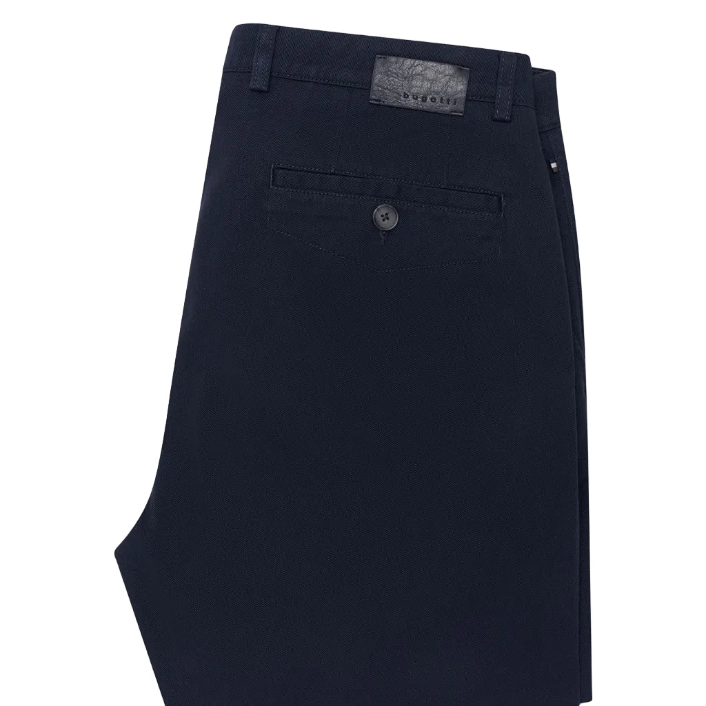 BUGATTI Cotton Stretch Chino NAVY - Henry Bucks