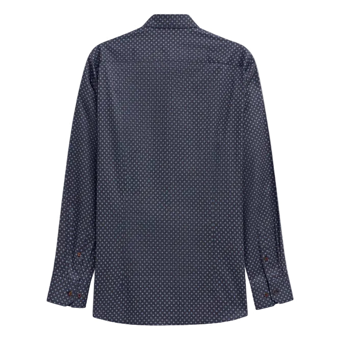 BUGATTI Printed Casual Shirt NAVY - Henry Bucks