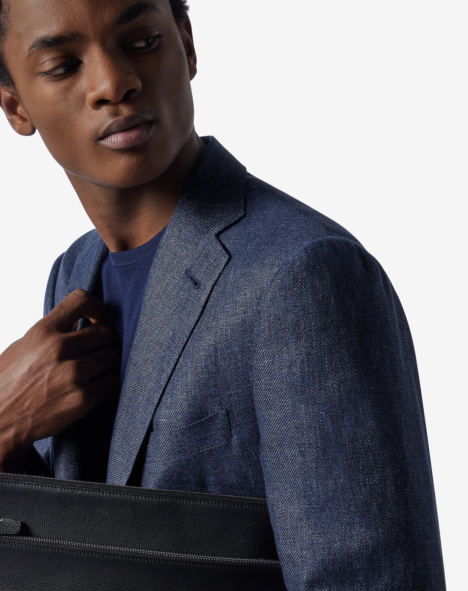 CORNELIANI Academy Light Twill Jacket NAVY - Henry Bucks