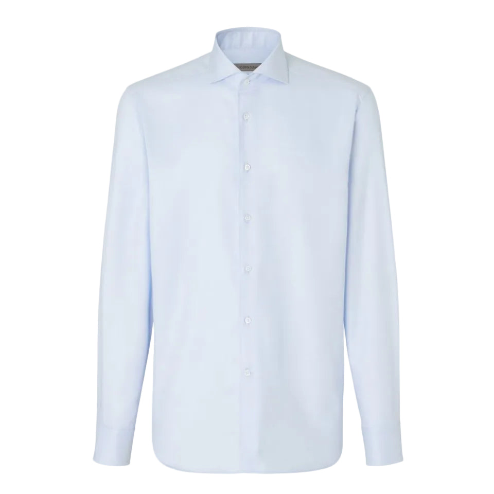 Corneliani FineTwill Shirt in BLUE/SKY - Henry BucksShirts01SS230003 - BLUESKY - 39