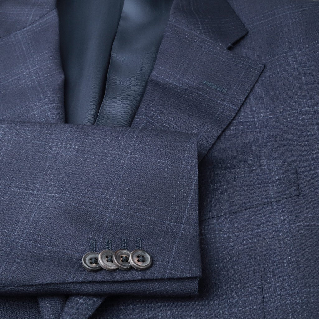 CORNELIANI Leader Wool Suit NAVY REG - Henry Bucks