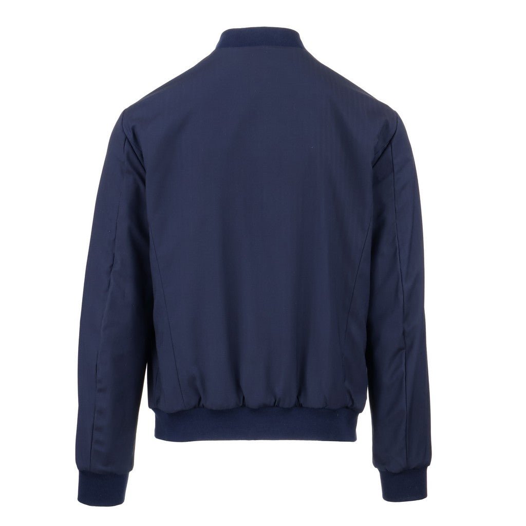 CORNELIANI Leather Reversible Jacket NAVY - Henry Bucks