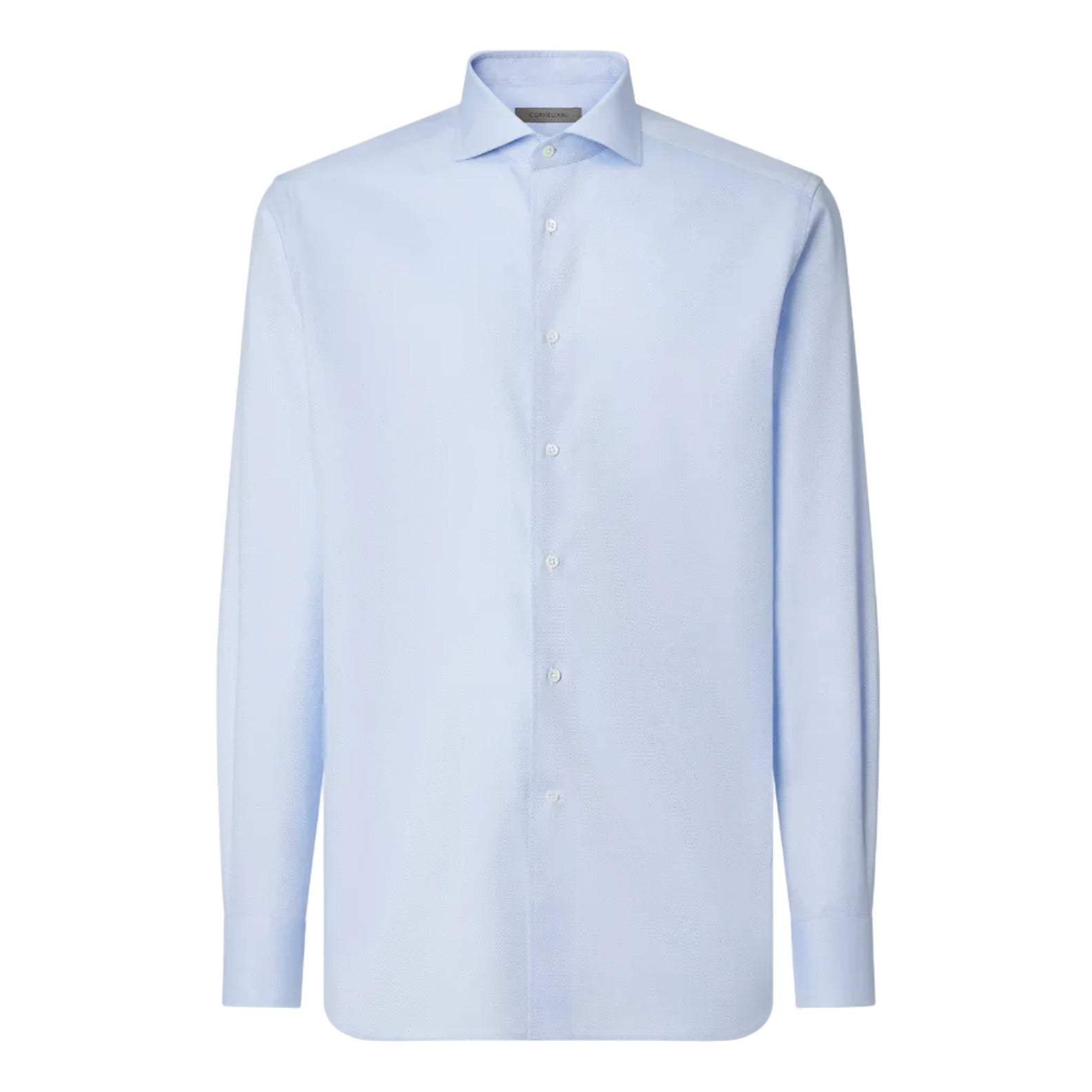 CORNELIANI Oxford Cotton Shirt SKY BLUE - Henry Bucks