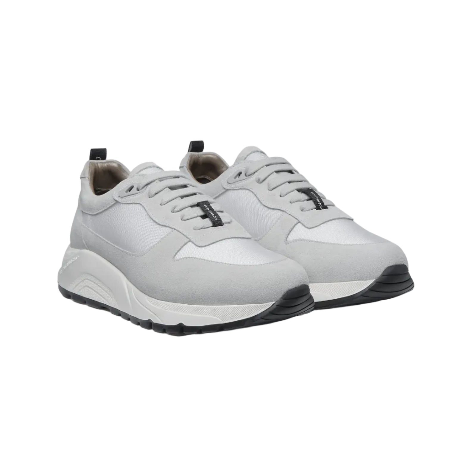 CORNELIANI Suede Sneaker WHITE - Henry Bucks