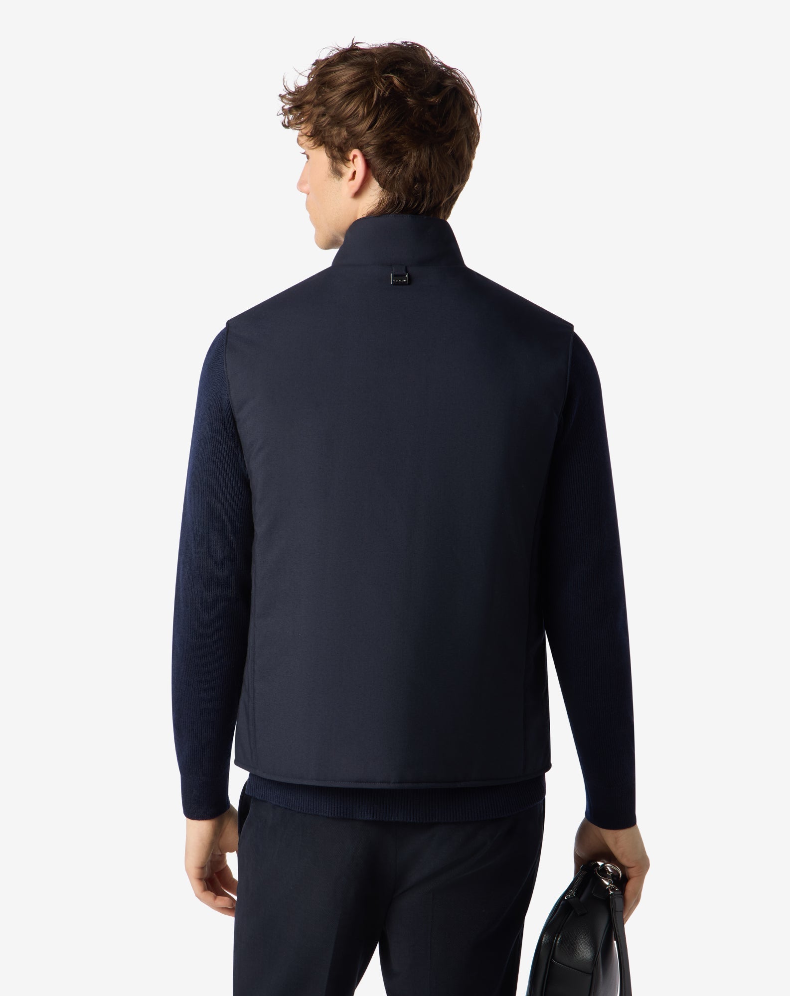CORNELIANI Techno Padded Vest NAVY - Henry Bucks