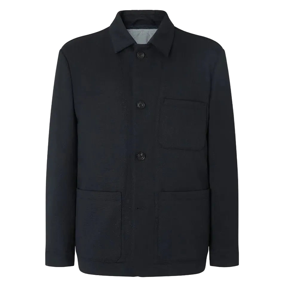 CORNELIANI Techno Twill Jacket NAVY - Henry Bucks