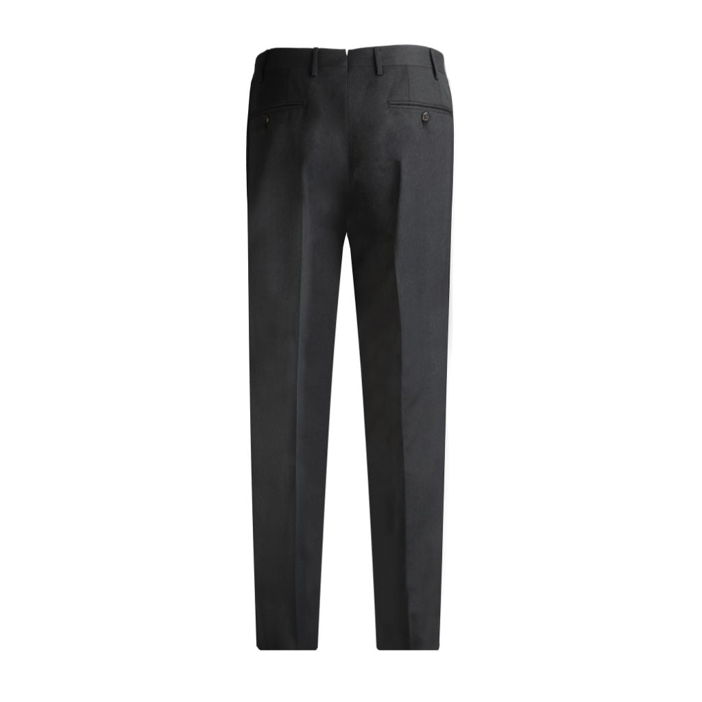CORNELIANI Techno Wool Stretch Trousers BLACK REG - Henry Bucks