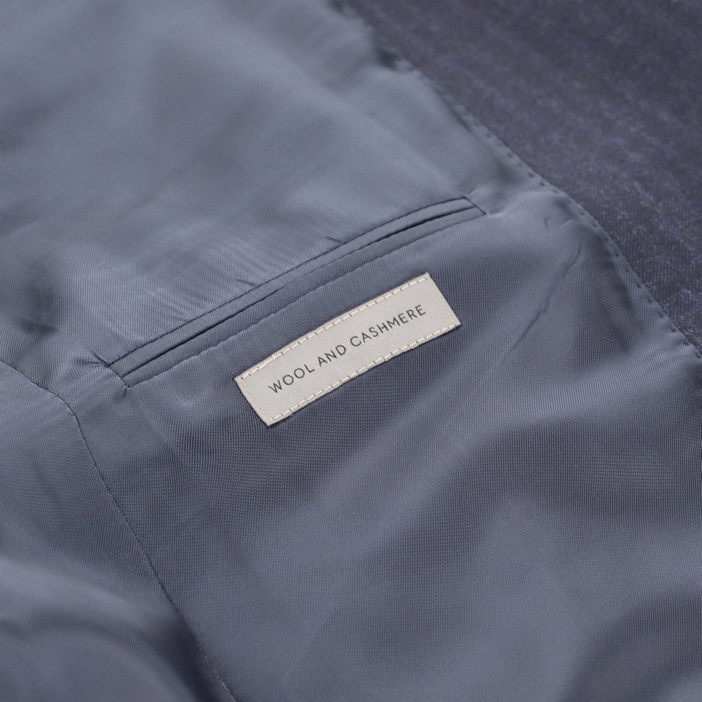 CORNELIANI Twill Wool Blazer NAVY - Henry Bucks