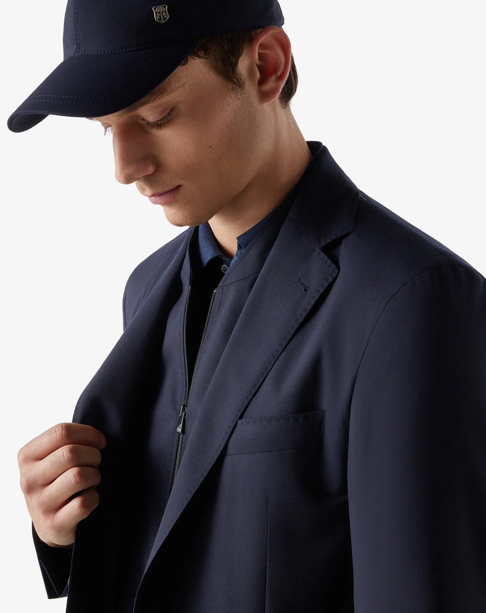 CORNELIANI Ultralight Jacket NAVY - Henry Bucks