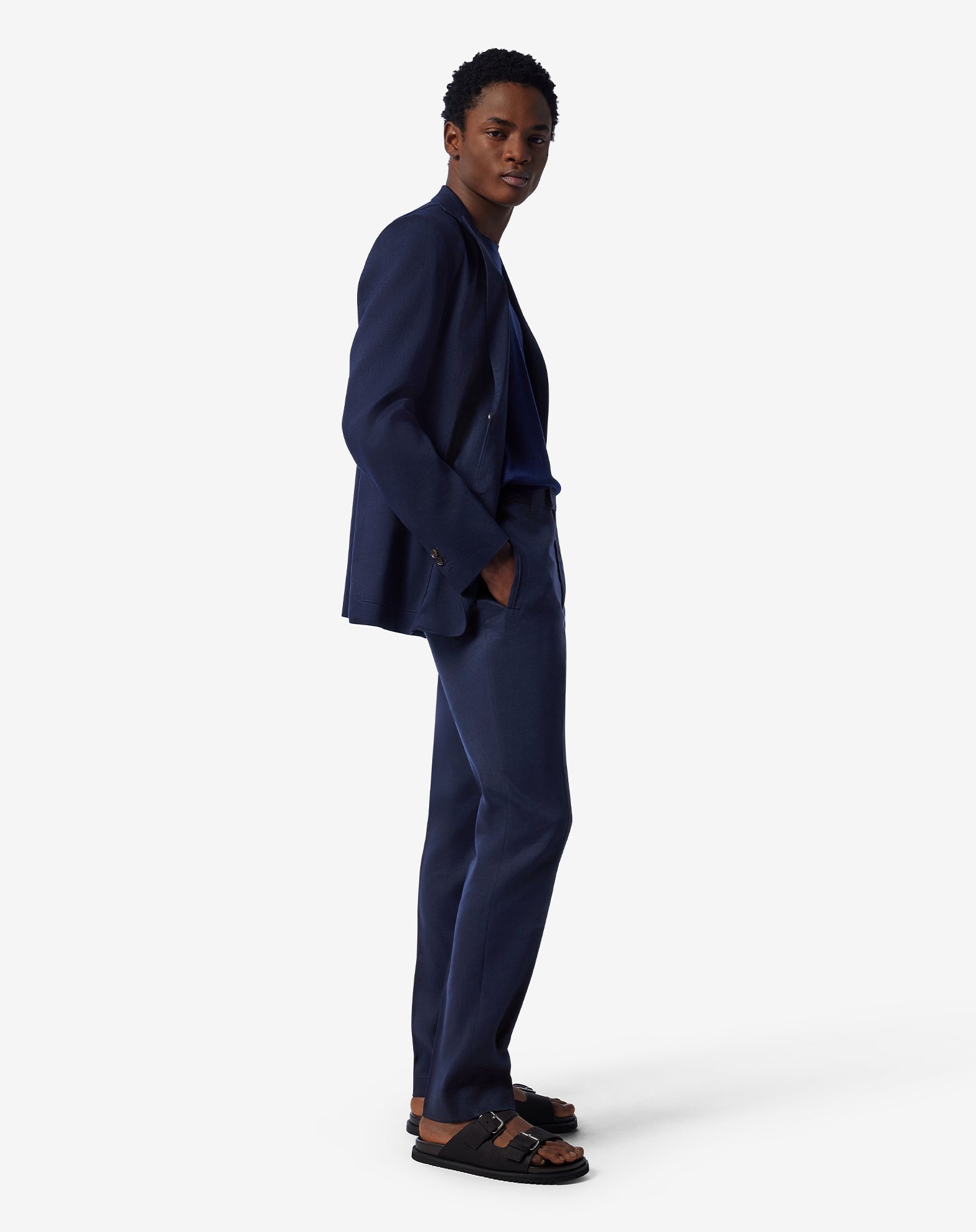 CORNELIANI Welt Pocket Chino NAVY REG - Henry Bucks