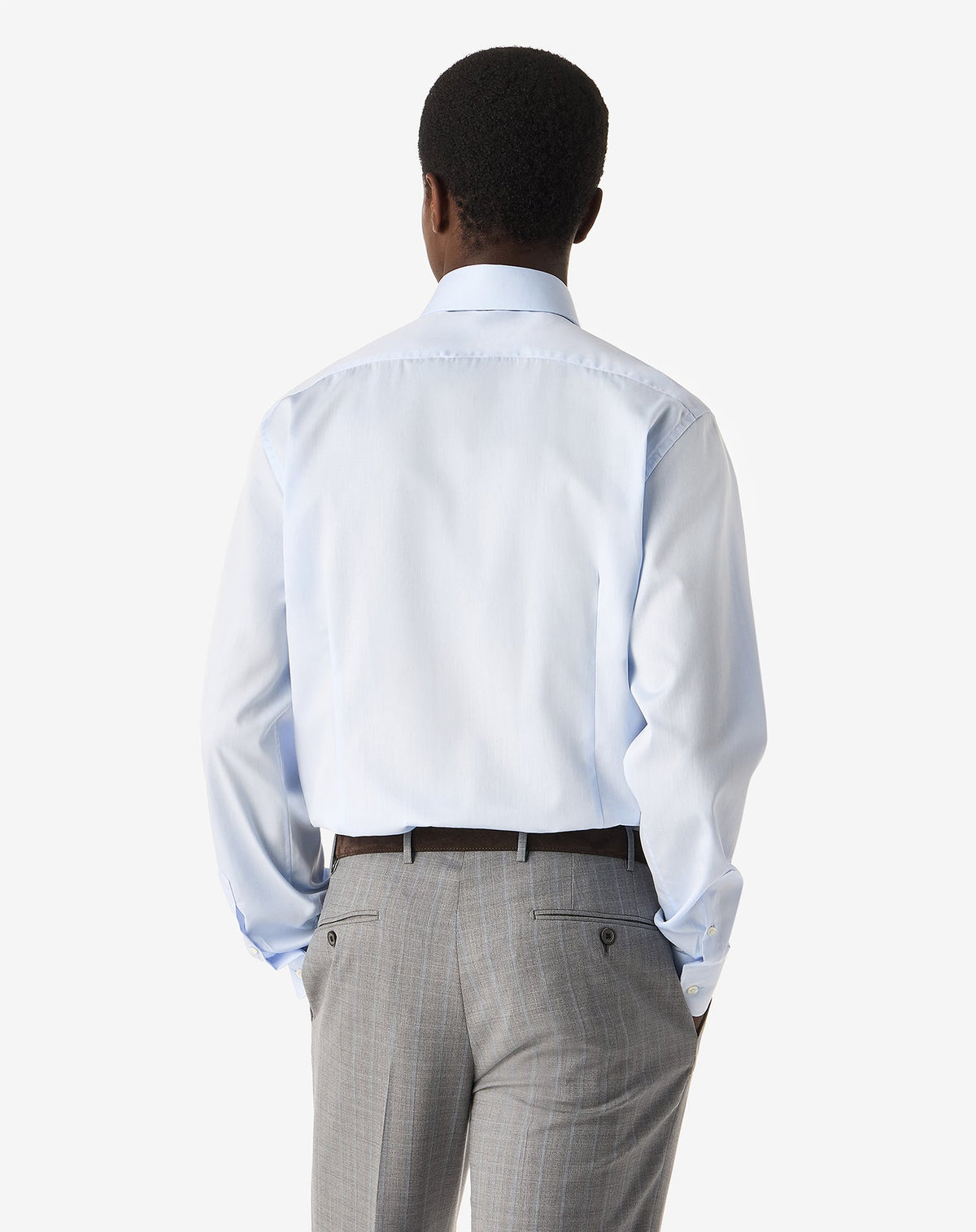 CORNELIANI Wrinkle Free Shirt SKY BLUE - Henry Bucks