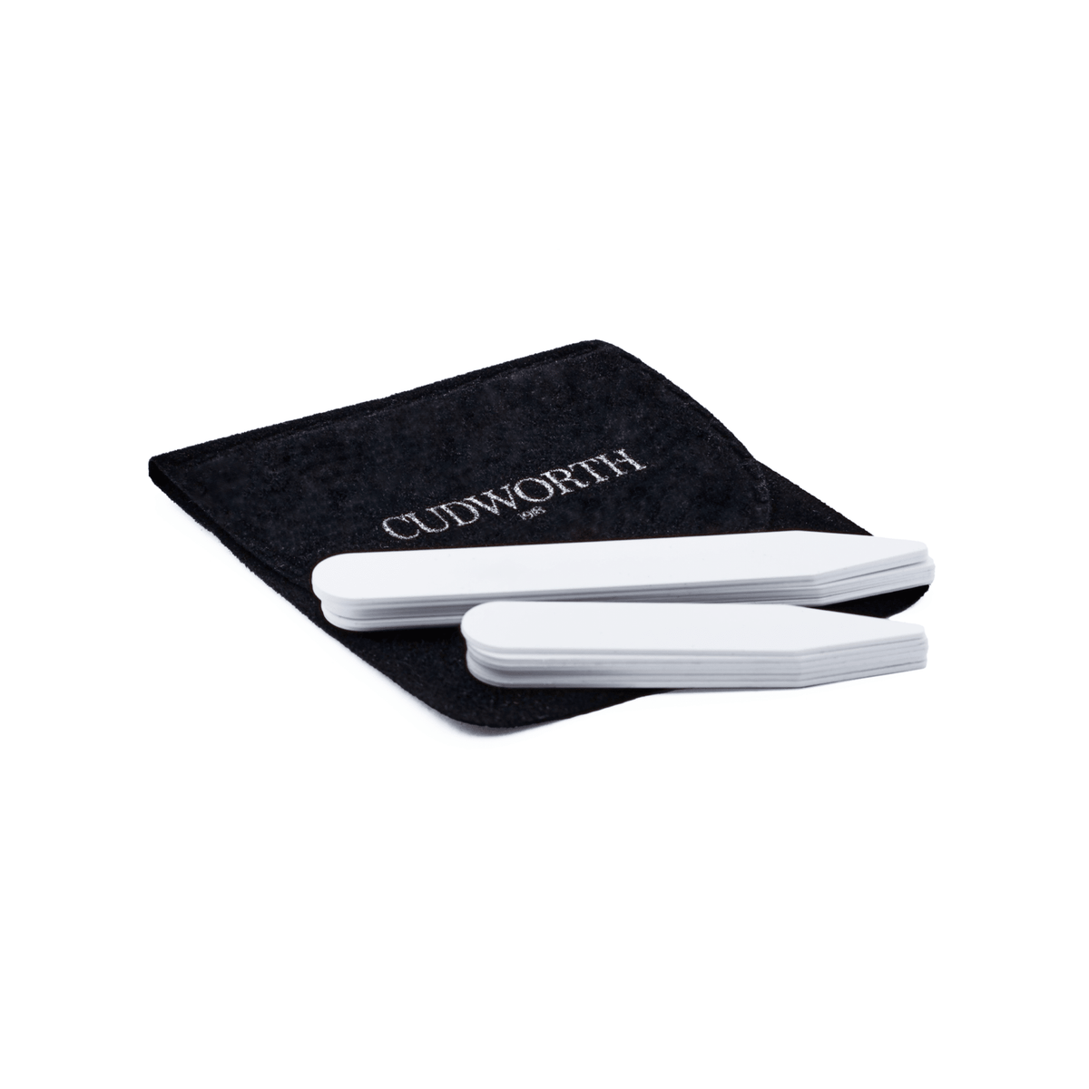 CUDWORTH Plastic Collar Stays Set WHITE - Henry Bucks
