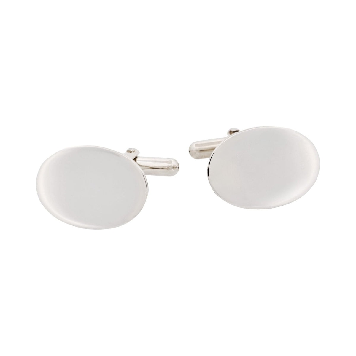 CUDWORTH Sterling Silver Oval Cufflinks - Henry Bucks