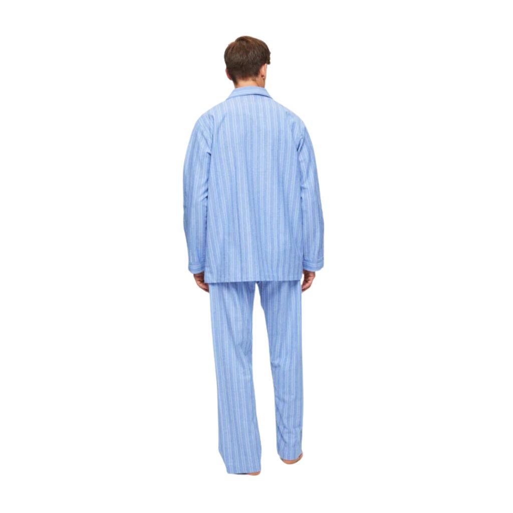 DEREK ROSE Arran Men's Pyjama Set BLUE - Henry Bucks
