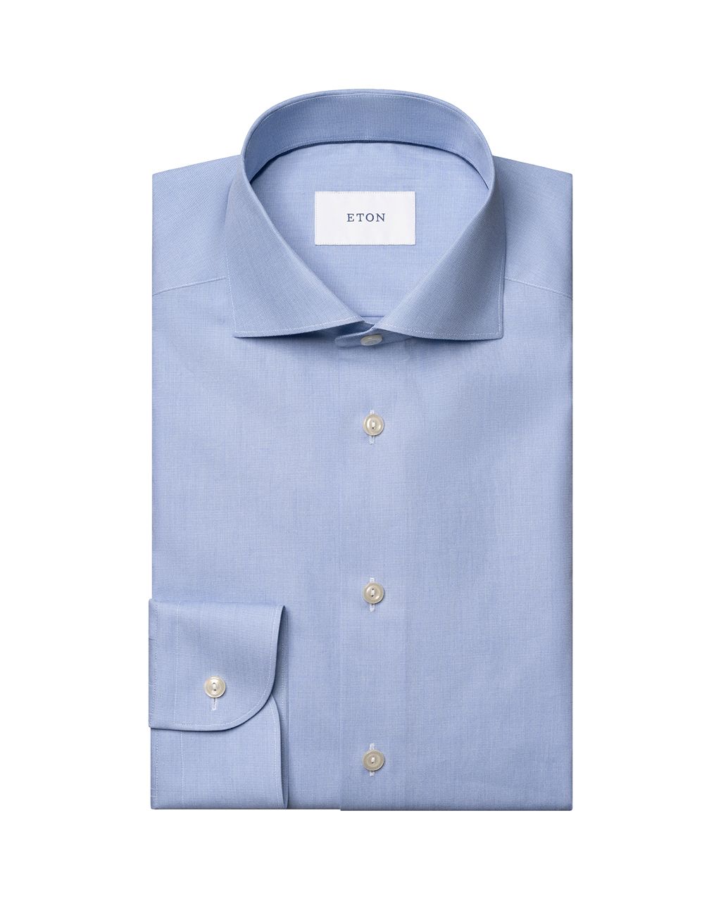 ETON Breeze Cotton Shirt BLUE - Henry Bucks