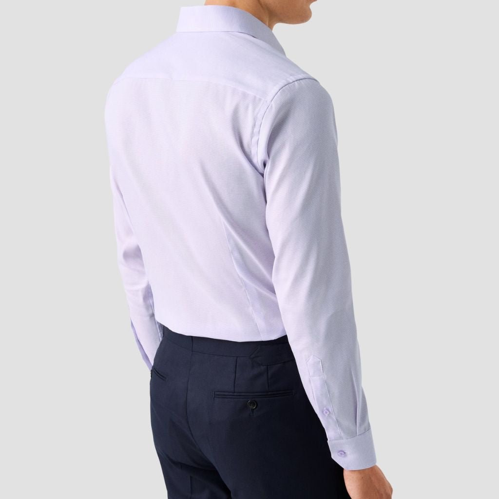 ETON Cotton Oxford Contemporary Fit Single Cuff Shirt LIGHT PURPLE - Henry Bucks