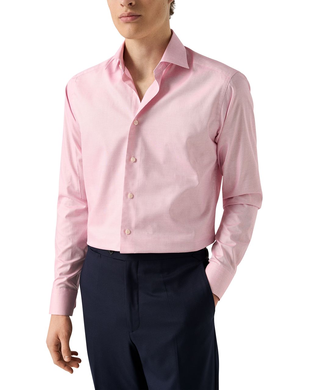 ETON Signature Oxford Cotton Shirt PINK - Henry Bucks
