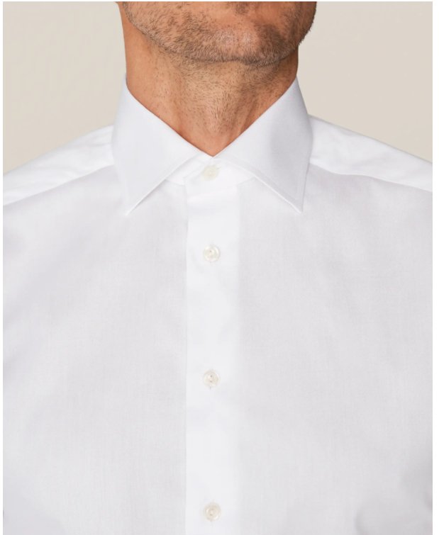 ETON SIGNATURE TWILL CLASS SHIRT WHITE - Henry BucksShirts01BSRA0001 - WHTE - 38