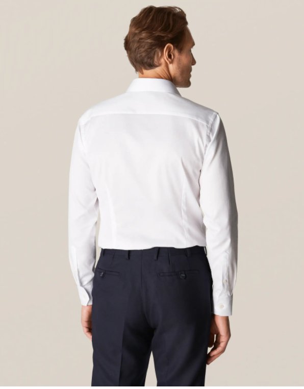 ETON SIGNATURE TWILL CLASS SHIRT WHITE - Henry BucksShirts01BSRA0001 - WHTE - 38
